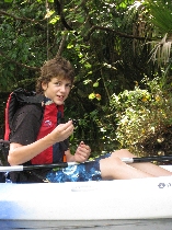 Kayak fahren in Central Florida ein Stop