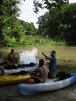 Kayak fahren in Central Florida Pause