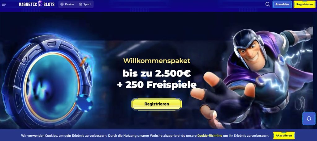 Bereich zur Identitätsprüfung im Kundenkonto von Magnetic Slots